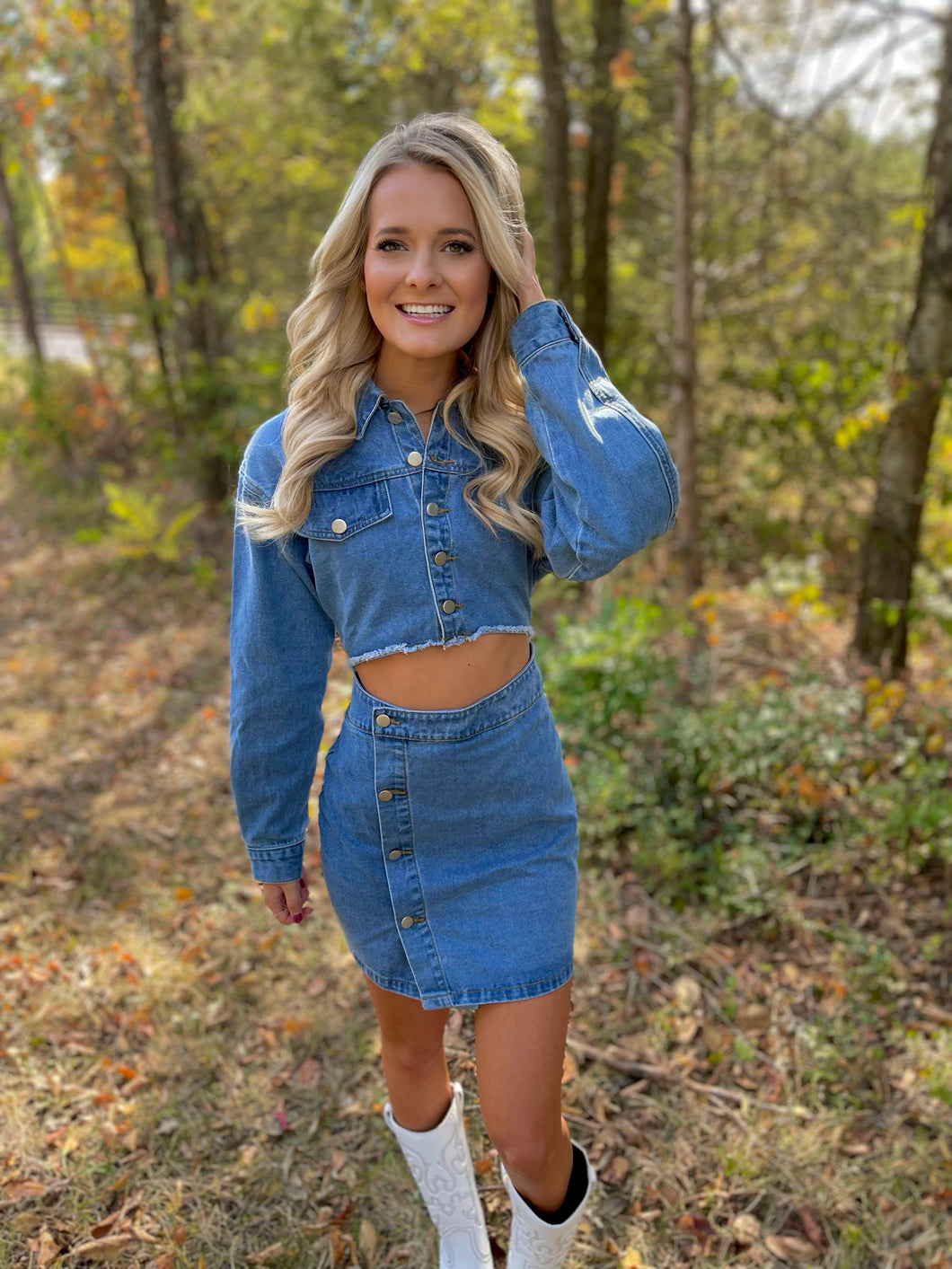 Here Comes Dolly - Denim Dress